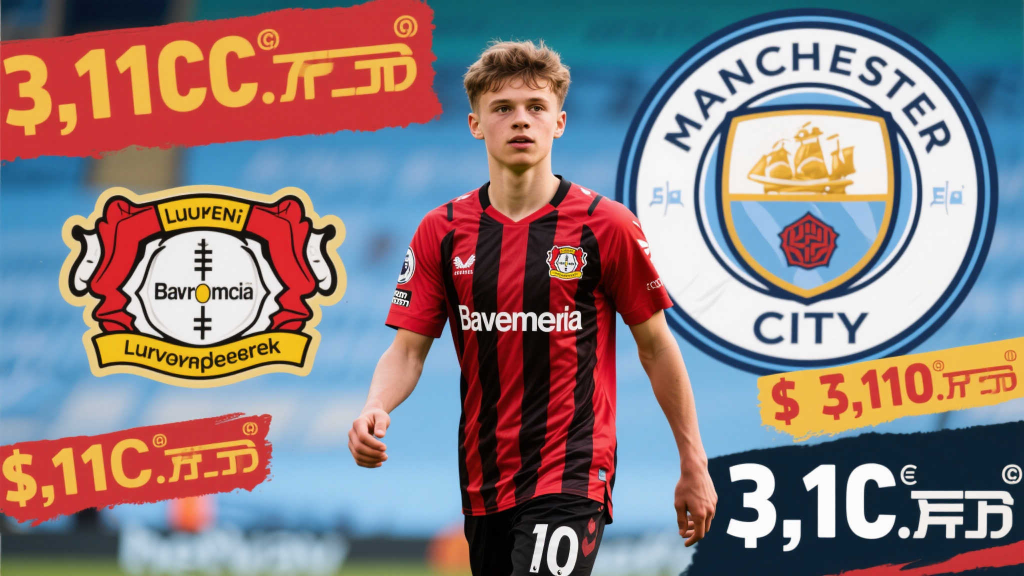 3亿欧报价太高!曼城或放弃维尔茨,转投其他潜力新星 3亿欧报价太高!曼城或放弃维尔茨,转投其他潜力新星